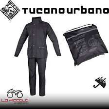 GIACCA E PANTALONI ANTIPIOGGIA SET DILUVIO PLUS NERO TUCANO 534P TAGLIA L