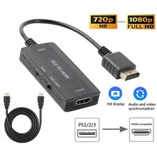 Convertitore da PS2 a HDMI 1080P Monitor HDTV Adattatore Video per PlayStation 1/2/3
