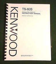 Kenwood TS-60S Manuale di