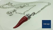 collana uomo Ciondolo corno in