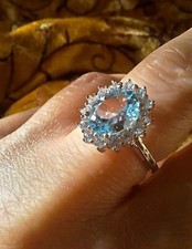 Anello Con Topazio Naturale