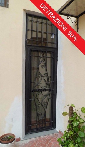 Cancello portone ferro battuto - cancello,