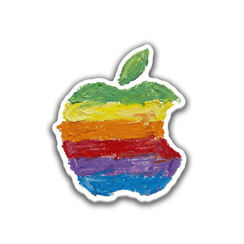 Adesivo retrò olio - , apple