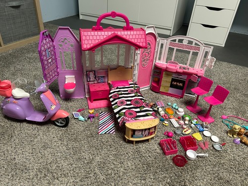 Barbie glam casa fuga - barbie,
