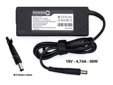 Alimentatore PowerQ per HP EliteBook 8440p 8460p - 90W 19V 4,74A (7,4x5)mm