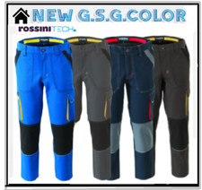 ROSSINI Pantalone Stretch ULTRAFLEX uomo da Lavoro Cotone A00228