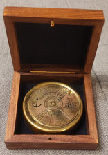 ANTICO CALENDARIO PERPETUO NAUTICO 1956-2067 IN OTTONE NAUTICA MILITARE VINTAGE