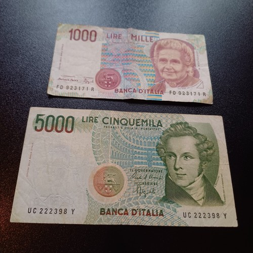 Lotto vecchie banconote - lotto,