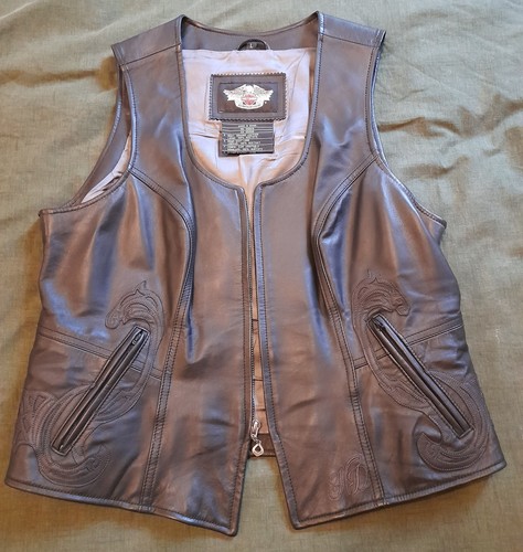 Giubbotto moto vintage - , donna