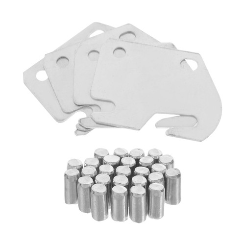 Set ganci piastre per - 1,