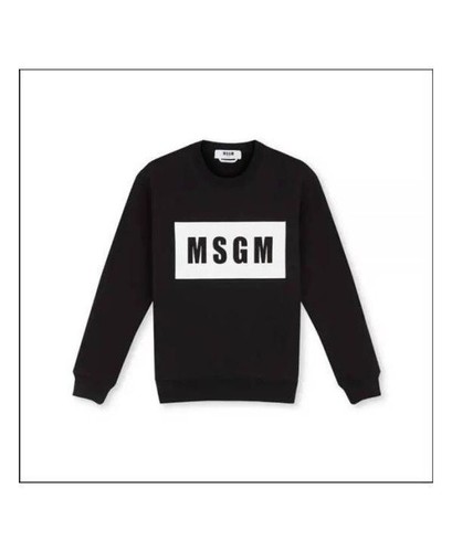 Msgm box logo crewneck - msgm,