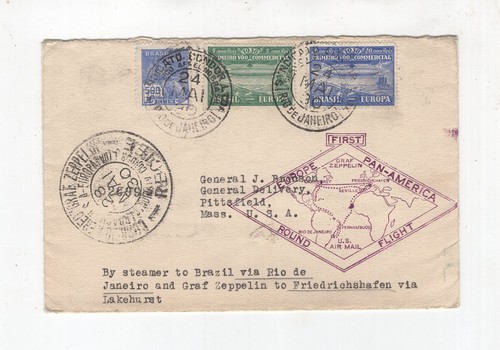 1930 brasile zeppelin 127 - zeppelin, lz