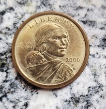2000 P SACAGAWEA MONETA COLORE