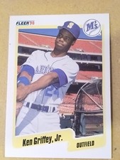 KEN GRIFFEY JR 1990 FLEER #513