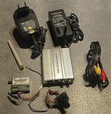 KIT 2.4 GHZ TRASMETTITORE + RICEVITORE + SCHEDA TELECAMERA + ALIMENTATORI
