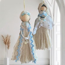 Boho Pizzo Angelo Decorazione