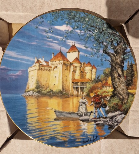 Swiss isle fortress - fortress, plate