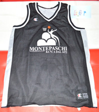 Canotta Champion MontePaschi Siena Double Face Nero/Bianco Taglia XXL Bambino