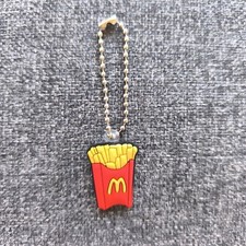 CIONDOLO MCDONALD'S FRIES CIBO PORTACHIAVI ACCESSORI MODA IDEA REGALO GADGET