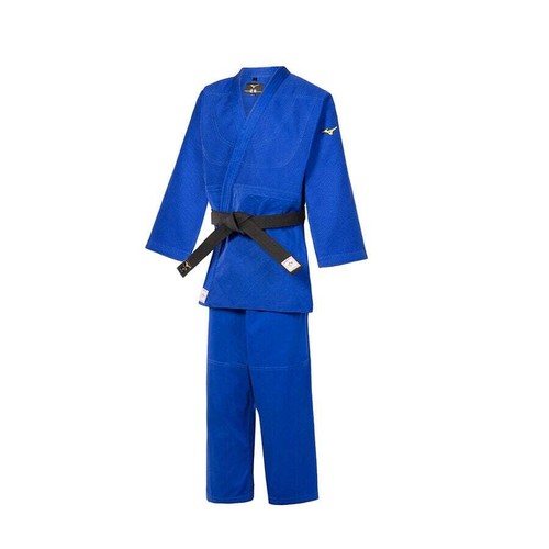 Uniforme blu judogi mizuno ijf - uniforme,