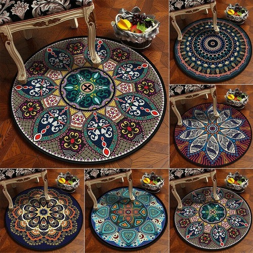 Rond tapis zone petit rétro - tapis,