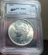 1923 ICG MS 64 Peace Silver