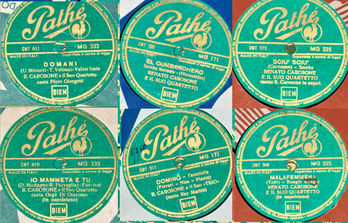Lotto dischi giri - 78,