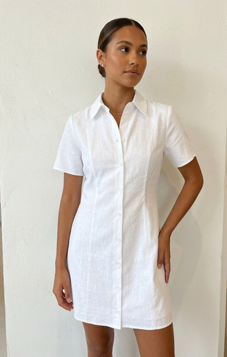 Abito camicia manica corta