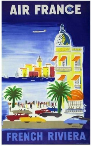 Réédition affiche air france - air,
