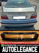 SPOILER TUNING M3 POSTERIORE COFANO BMW SERIE 3 E36 BERLINA COUPE NERO LUCIDO 00