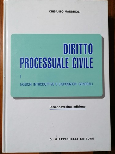 Diritto processuale civile - diritto,