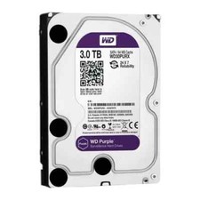 Hard Disk 3 Tera 3,5 WESTERN DIGITAL Purple 3TB SATA3 64MB Videosorveglianza