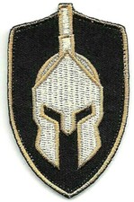 Spartan helmet patch molon - spartan,
