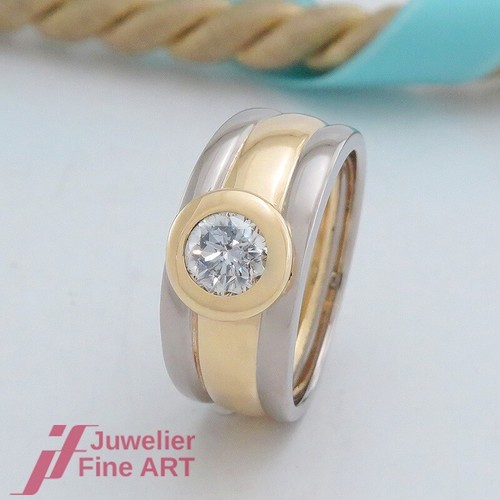 Anello solitario con 1 - -,