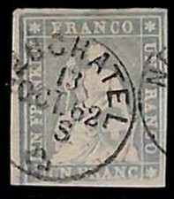 95000c - SVIZZERA Svizzera - FRANCOBOLLO - Zumstein # 27D - USATO MOLTO BENE - LUSSO