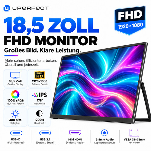 Uperfect pollici monitor - pollici,