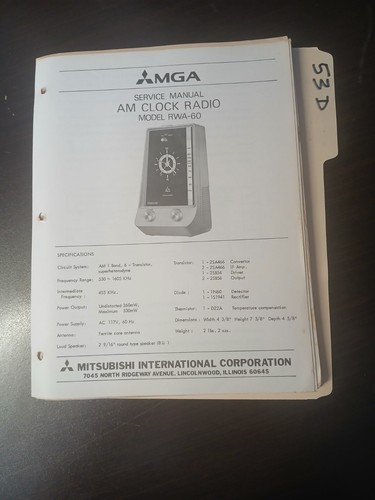 Mga mitsubishi rwa - rwa, manuale