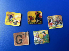 N.5 figurine animate pubblicitarie del formaggino Mio Locatelli