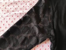 Top maglia tezenis nera pois