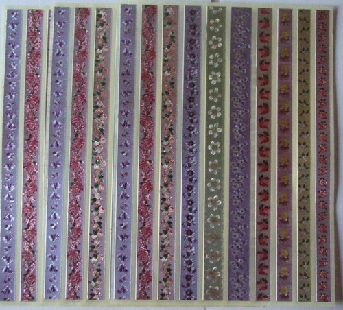 Fogli adesivi border - adesivi, dufex