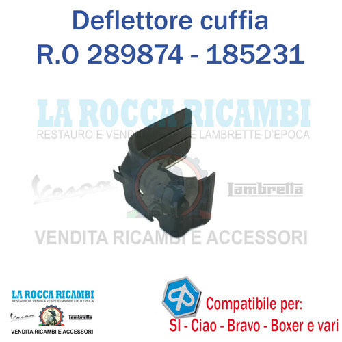 Cuffia deflettore cilindro - cuffia,