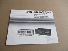 JVC KD -10 a/b/c/d/ manuale i