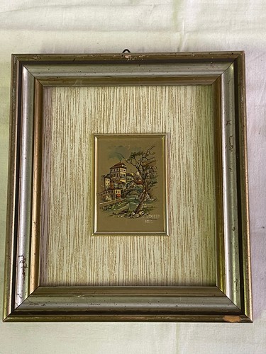 Quadro foglia oro - quadro, decorato