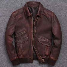 Men's Vintage Biker Distressed