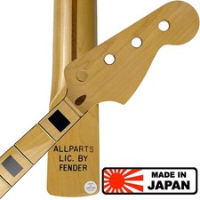 NUOVO Allparts JMF-BB Fender® Licensed Neck '75 ristampa Jazz BASS NECK rilegato in acero