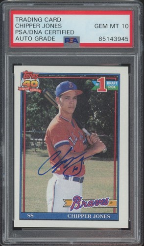 1991 topps 333 chipper - topps,