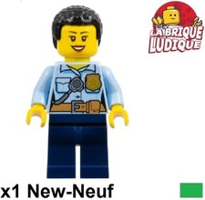 LEGO Personaggio Minifig City Polizia Poliziotto Donna Ufficiale cty1381 Nuovo