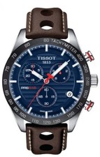 Orologio Uomo Tissot T-Sport PRS 516 Quadrante Blu Cinturino Pelle T100.417.16.041.00