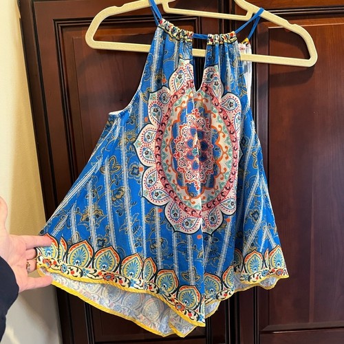 Top boho floreale - , pomodoro