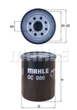 KNECHT OC986 - Filtro olio